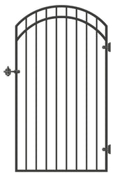 Nuvo Iron GGI0440-RG02-AG03 Ornamental Gate, 33 in W, 68 in H, Iron